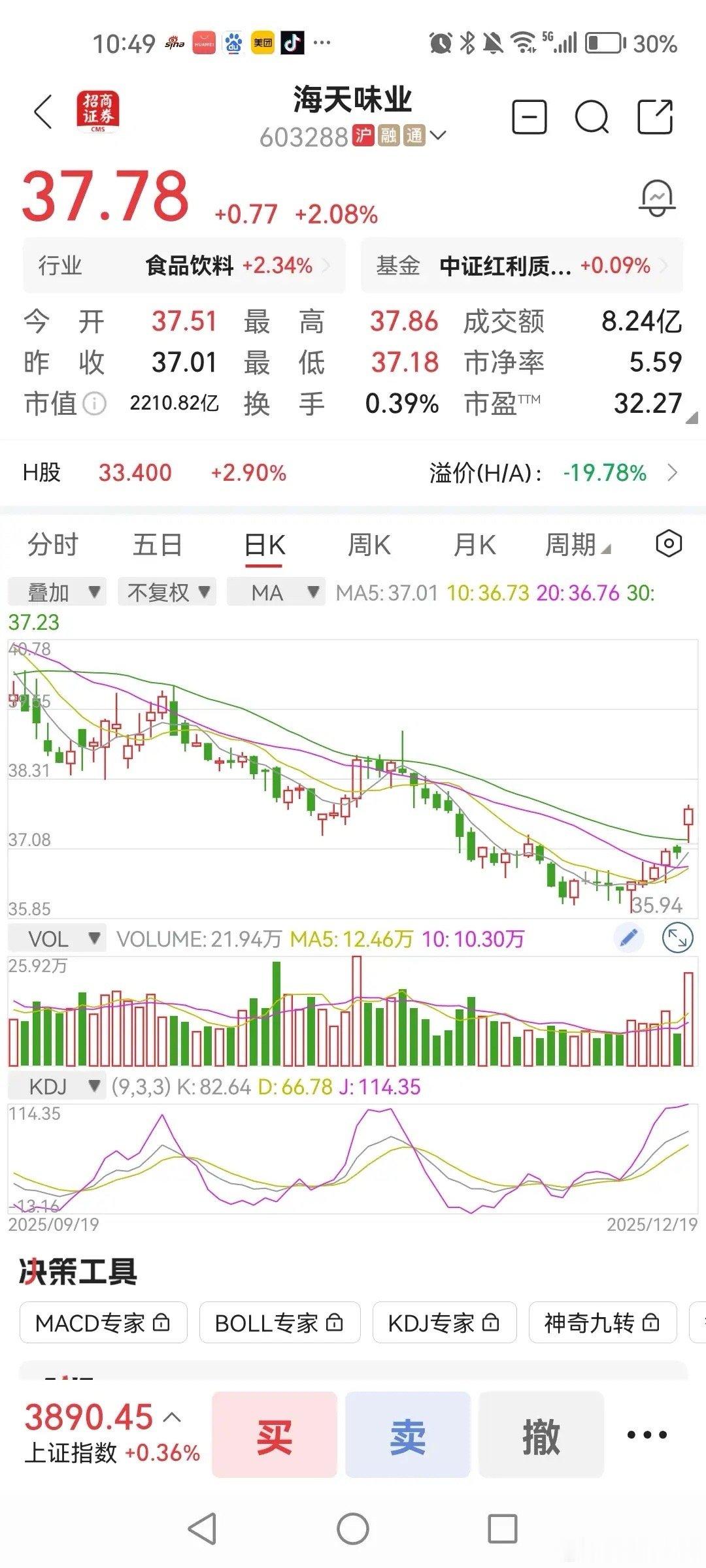 近日，海天味业公司公布了未来三年股东回报规划，以及特别分红预案。公告称，未来三年