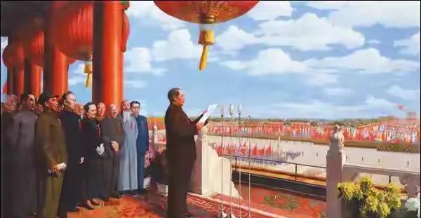 毛主席选择1949年建国很有意义。那时候新中国还没有全部解放，选择这个时间建立新