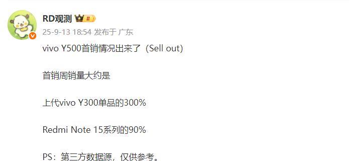 这是vivoY500的首销成绩1、vivoY500首销是上代vivoY3