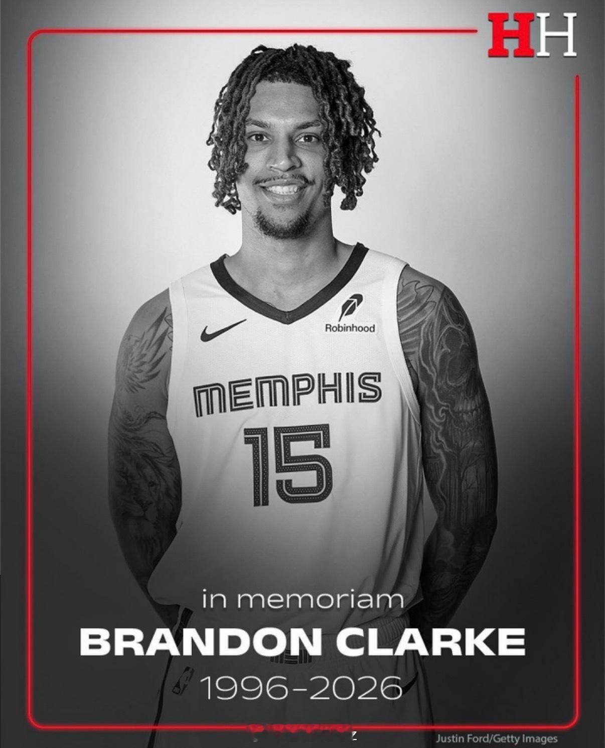 突发！29岁布兰登·克拉克意外离世，灰熊飞人骤然陨落，NBA球迷集体哀悼北京时间