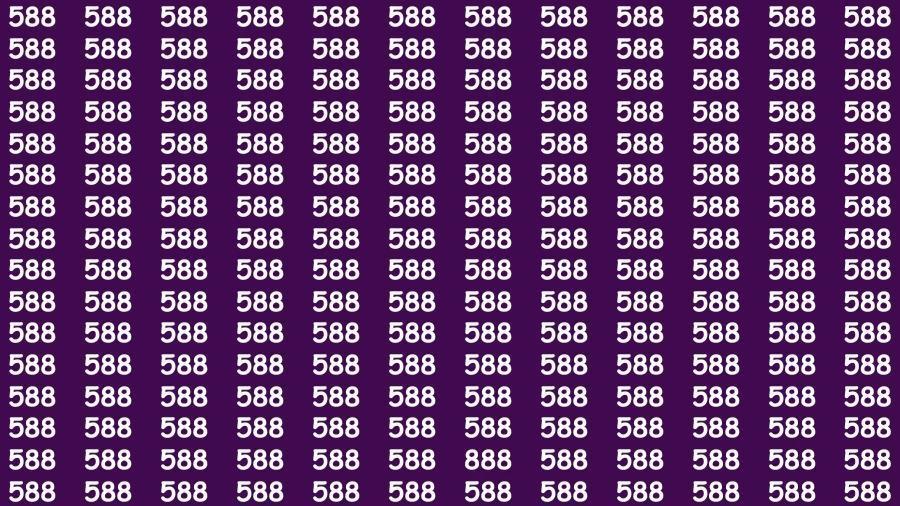 观察找出答案：如果你有鹰眼在40秒内找到数字888