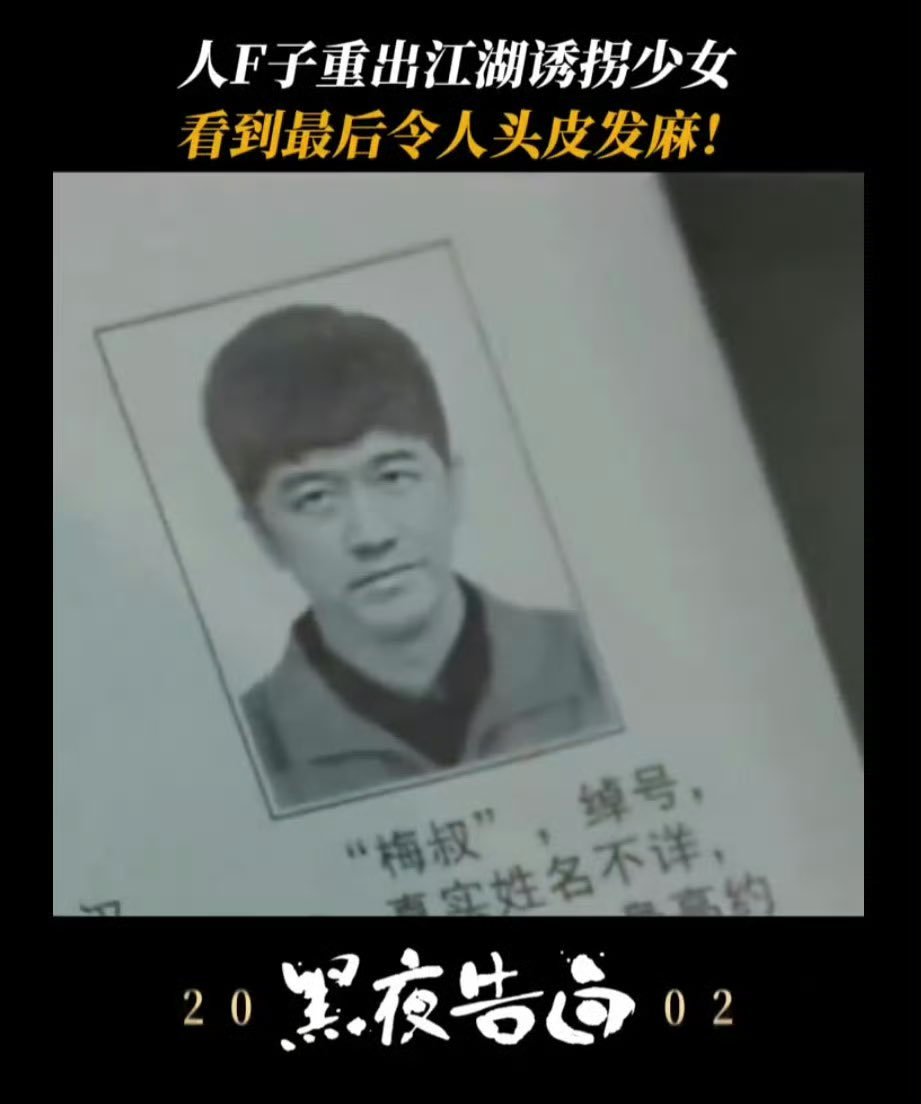 黑夜告白把以“梅姨”为原型的人贩子改成“梅叔”，何意为？
