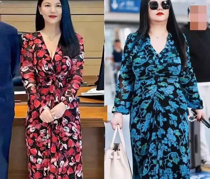 我问闺蜜：李湘明明很有钱为什么不注重身材保养呢？每次一出镜，脸又胖了一大圈，