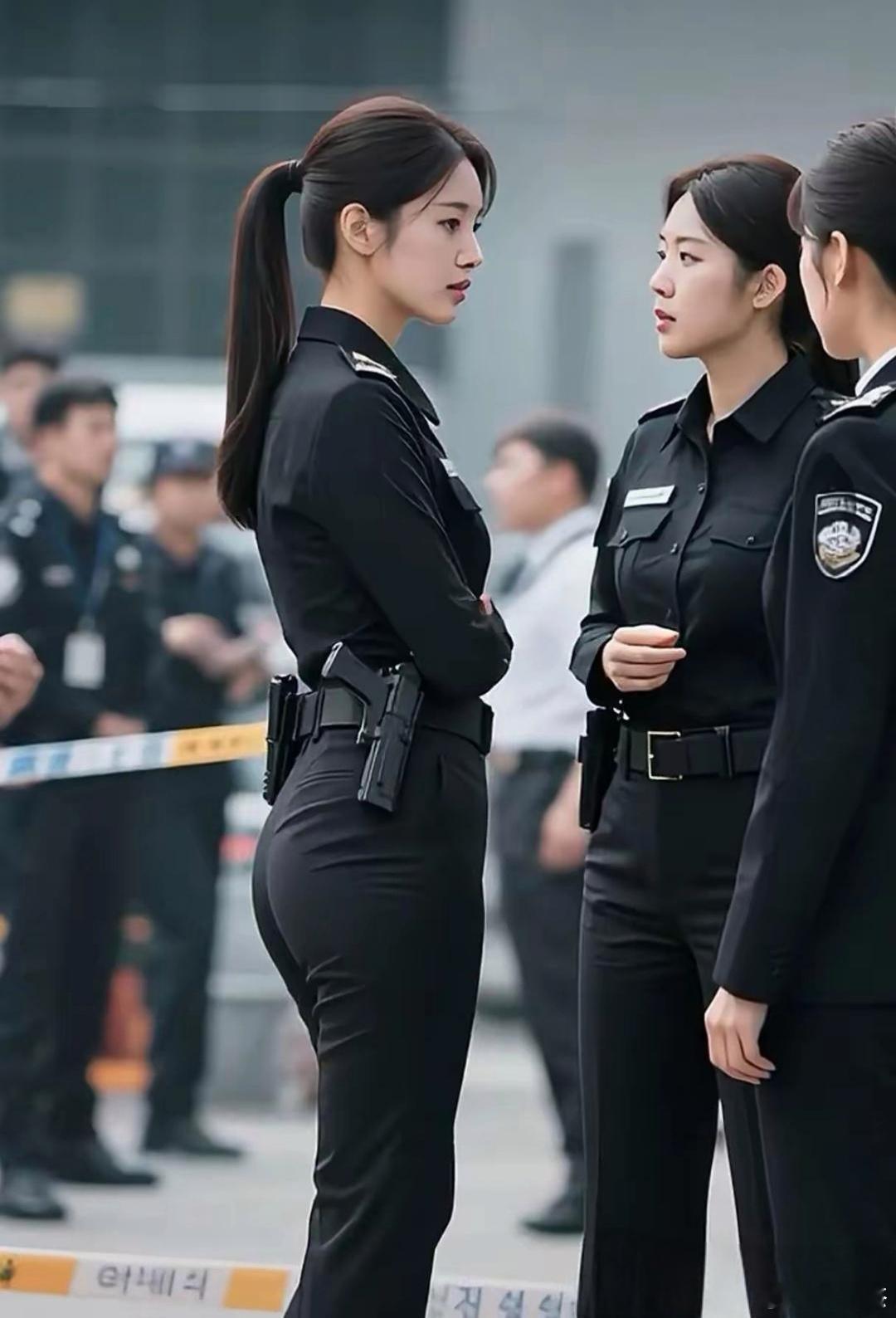 韩国女警，这是什么警衔？​​​