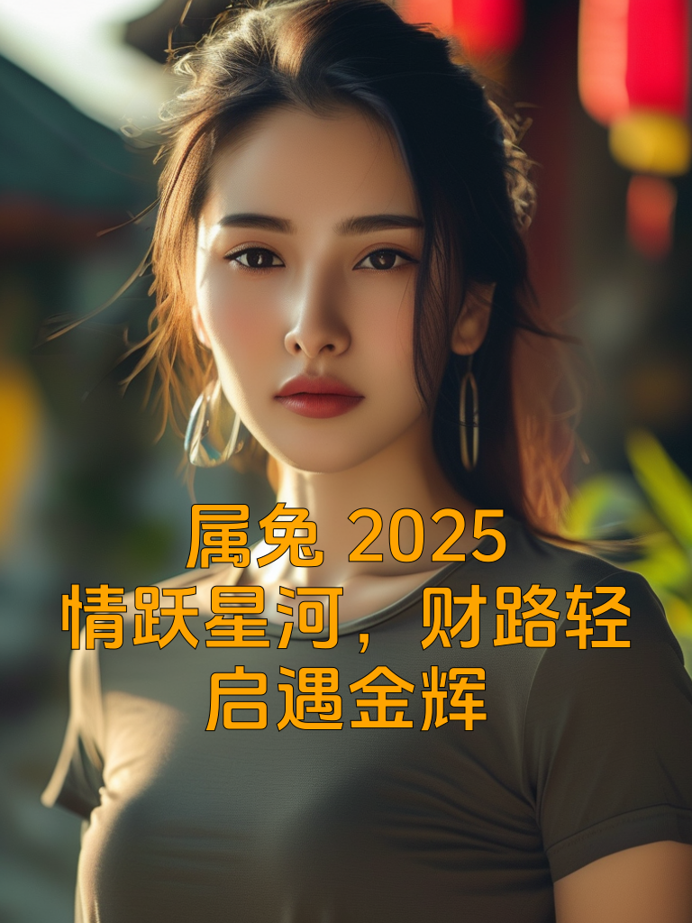 属兔2025：情跃星河，财路轻启遇金辉