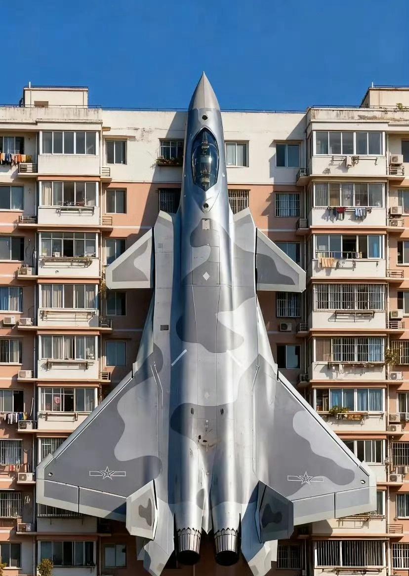 只有对比参照物才能看的更具象，来！我在给加一棒，咱们再来看看歼-20的具象图[努