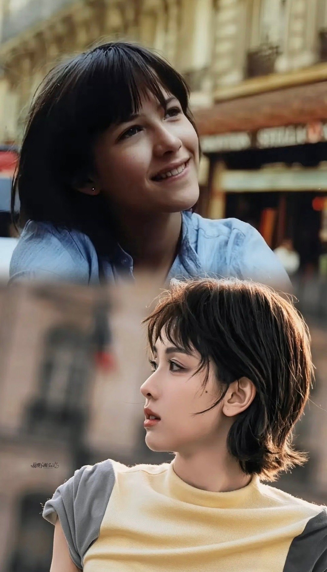 陈都灵唐毅说陈都灵像年轻时期的苏菲玛索陈都灵解锁法式氛围感新高度！巴黎短发干净