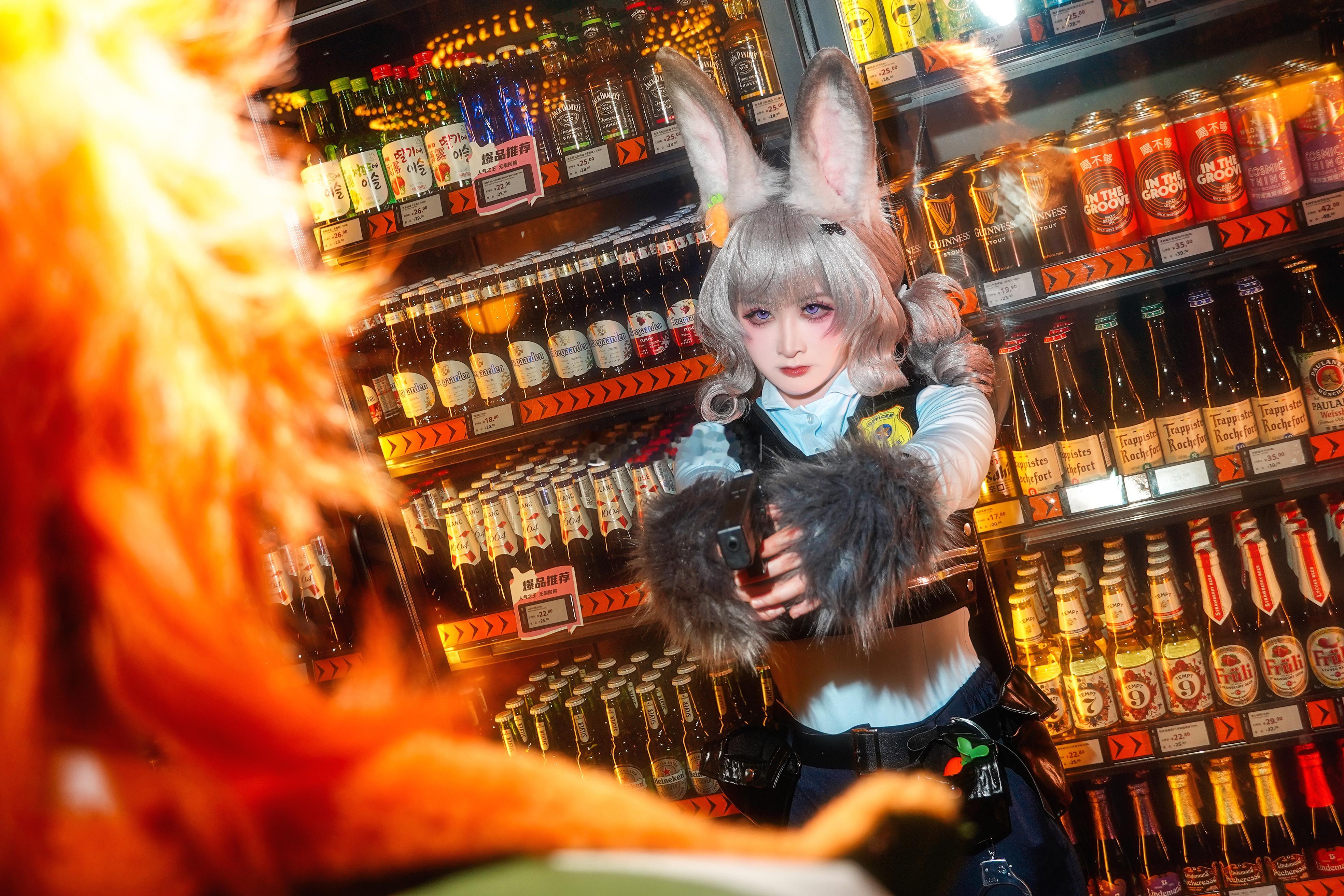 COS🦊疯狂动物城尼克朱迪cosplay正片预告🐰🐰：“尼克·狐尼克，你