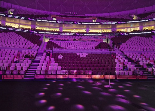 多哈冠军赛第一天上座率冷清你们懂什么，乒协说了要给运动员“无声的喝彩”这不来了