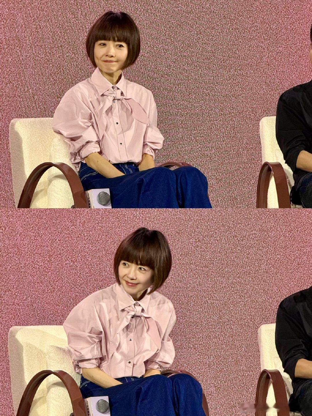 这居然是55岁的鲁豫鲁豫最新活动状态太绝了！55岁的年纪却有着灵动清新的气质，