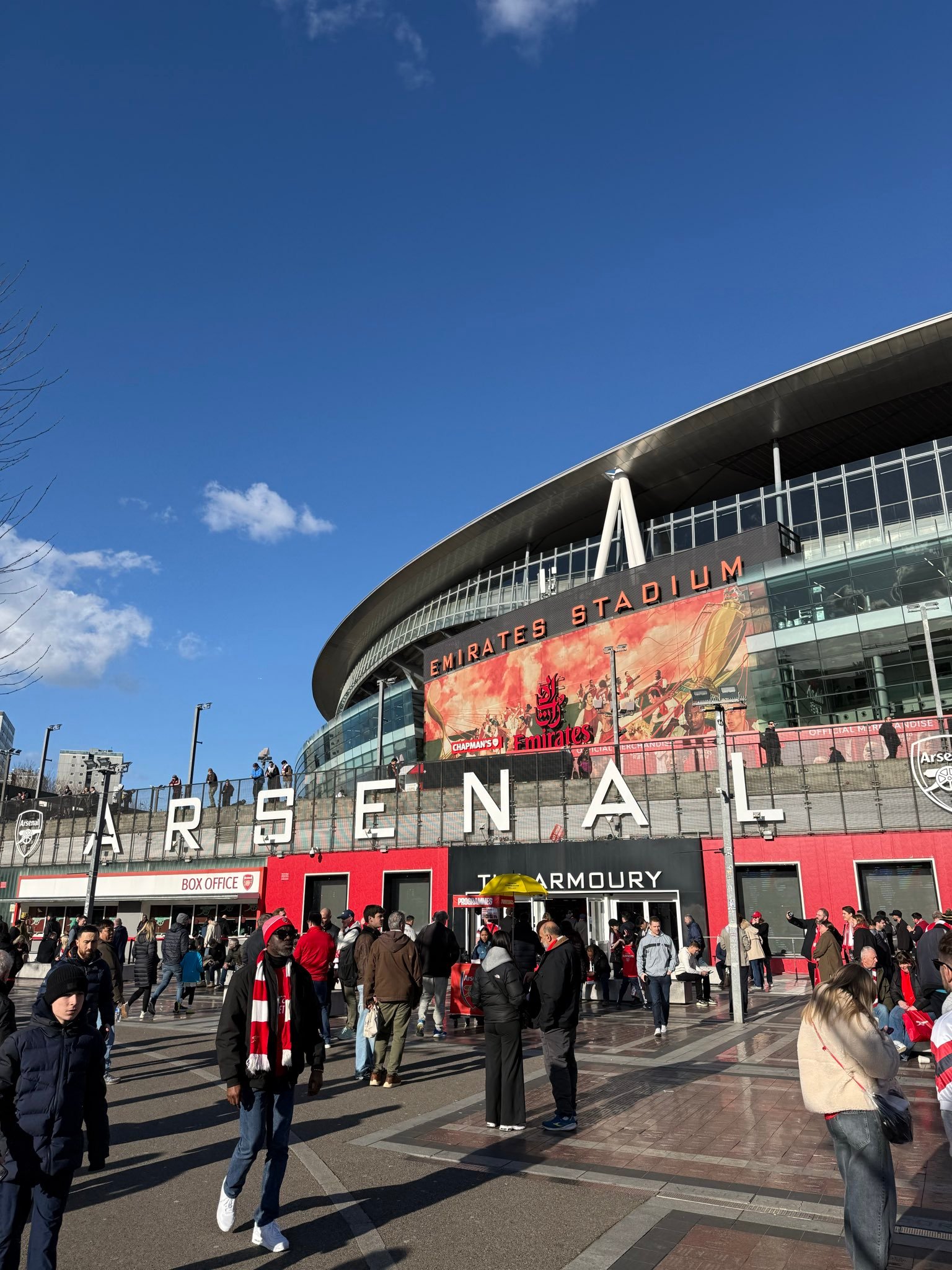 北伦敦的天，是晴朗的天，看起来没有雨战了。