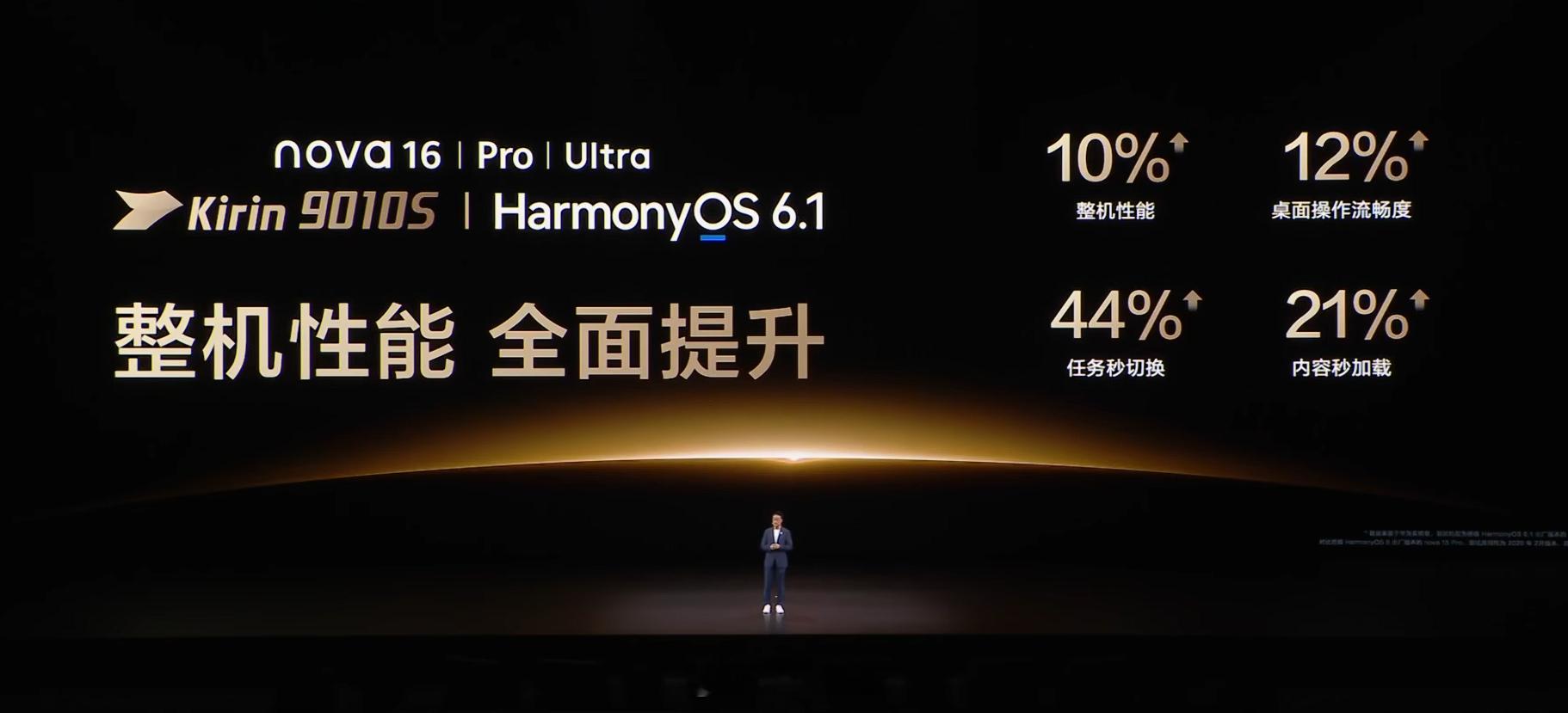 nova16系列全系搭载麒麟麒麟9010S，pura90同款