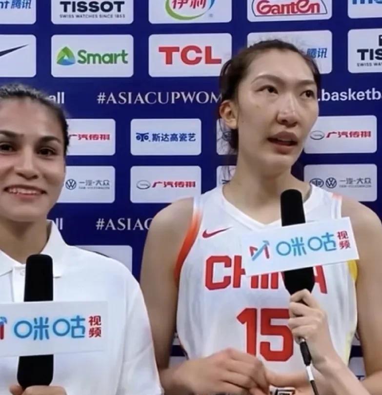 亚洲杯中国女篮110-59战胜印尼，韩旭赛后说了两句大实话:张子