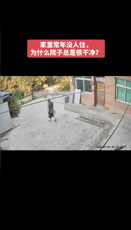 浙江一女子的父亲去世后，家中就没有人住了，但令她百思不得其解的是，没人打理的院子