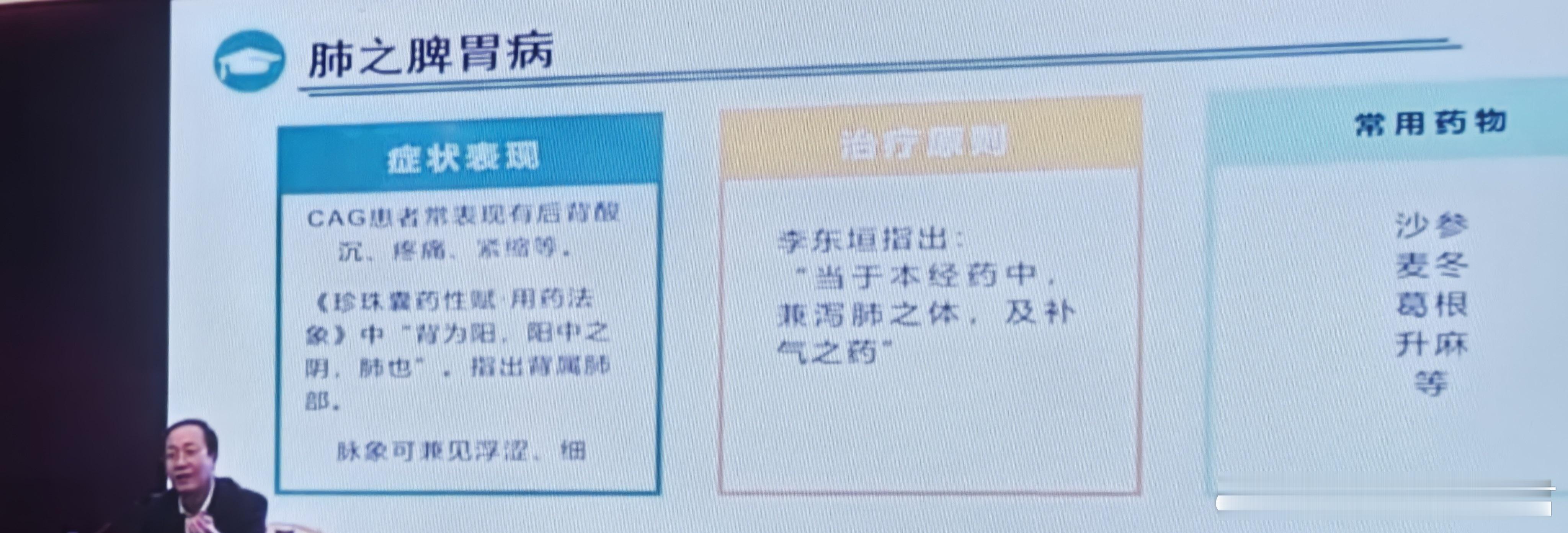下午听王彦刚教授讲座，他提到一个冷知识，说很多慢性萎缩性胃炎的患者有后背酸沉、疼