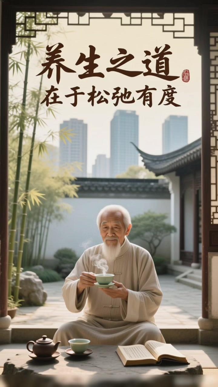 老中医的养生观太通透了：顺应四时，按自己节奏生活。不喜欢的事少做，不勉强自己，饿
