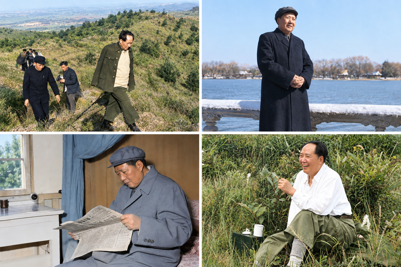 历史影像毛主席在浙江​​​