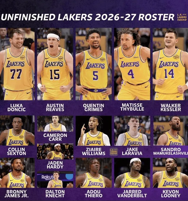 湖人媒体SleeperLakers更新动态，晒出一则讨论与球迷分享：湖人本赛