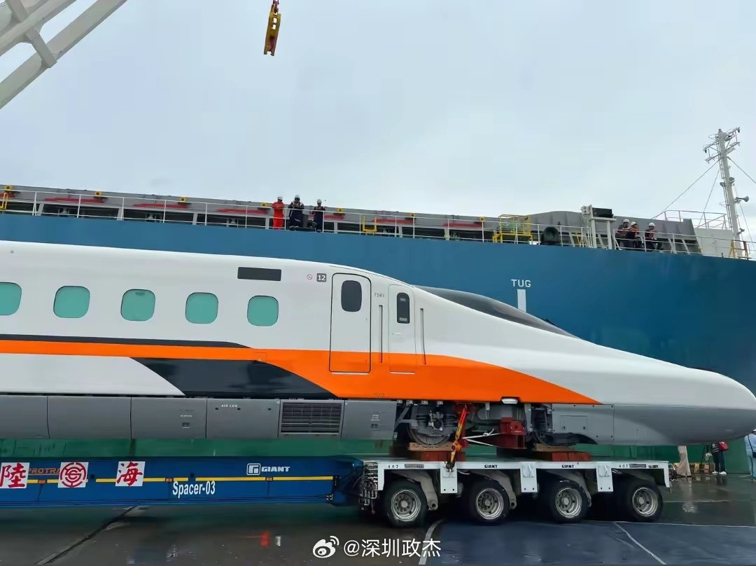 台湾省采购日本高铁，价格是我们的2倍。最后签订了12组，144辆列车的采购合同，