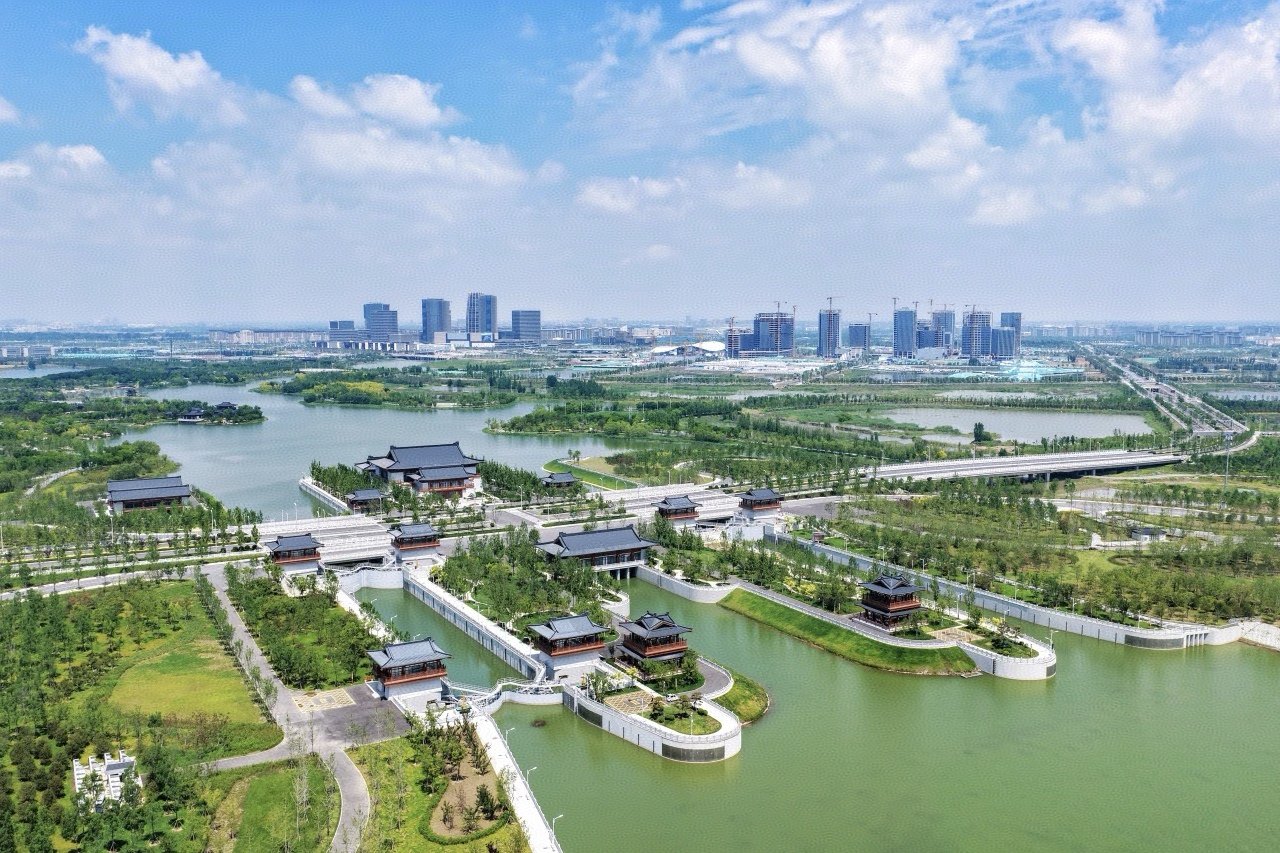 行走京津冀|雄安新区南河枢纽成为新地标, 被亲切地称为“活力枢纽公园”