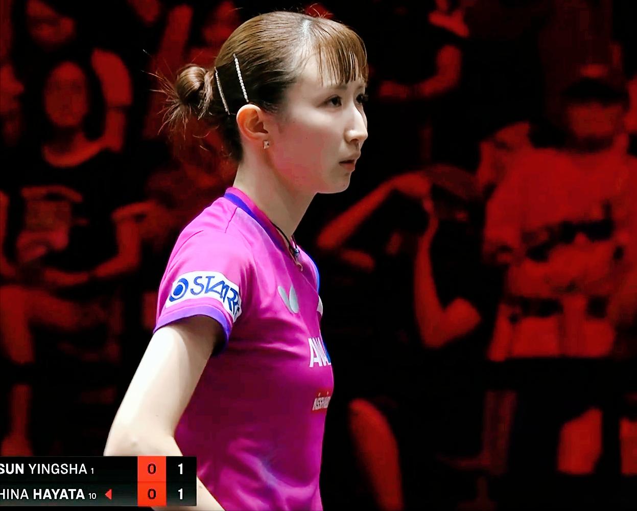 刘国正说：早田希娜和孙颖莎打了17次，全输了，所以这次她肯定有变化！首局早田