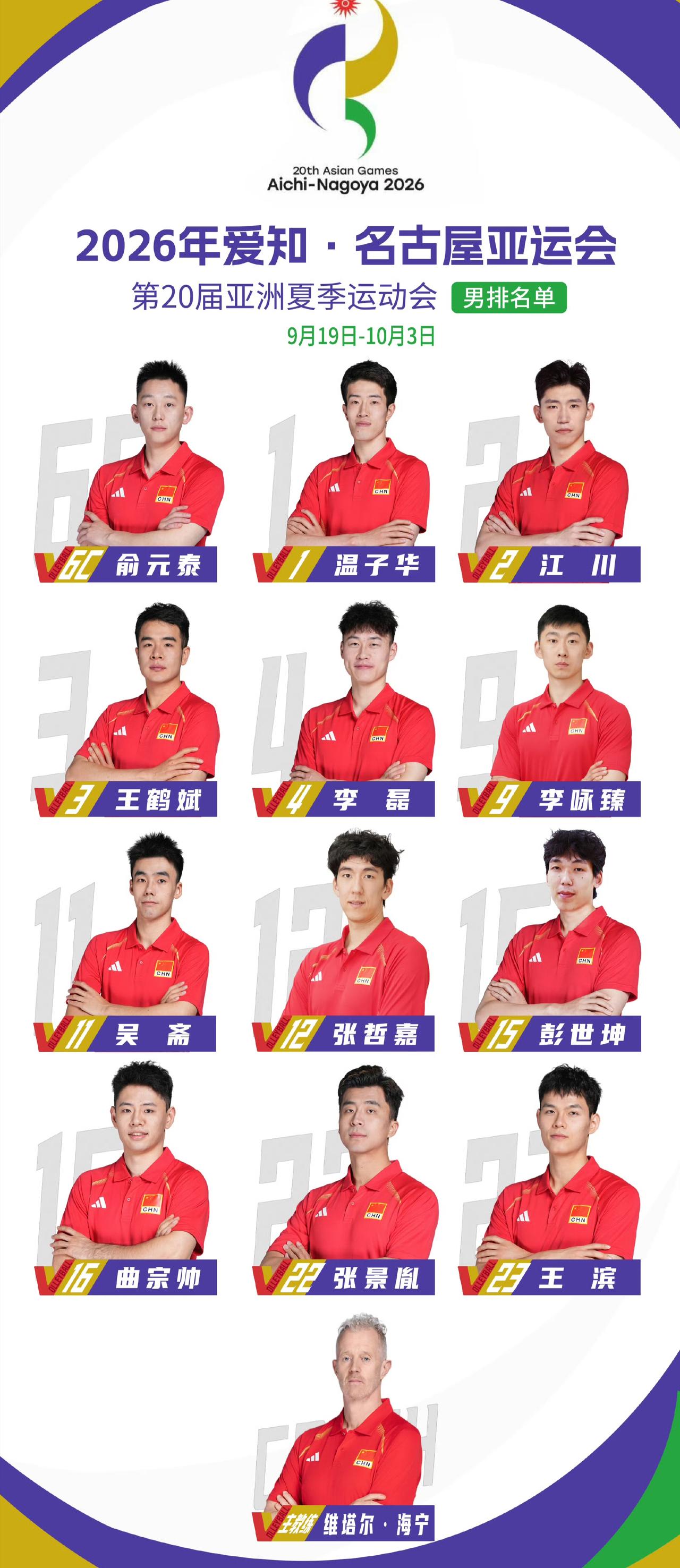 中国男排最终以第四名的成绩结束了名古屋亚运会之旅。虽然无缘登上领奖台，但中国男