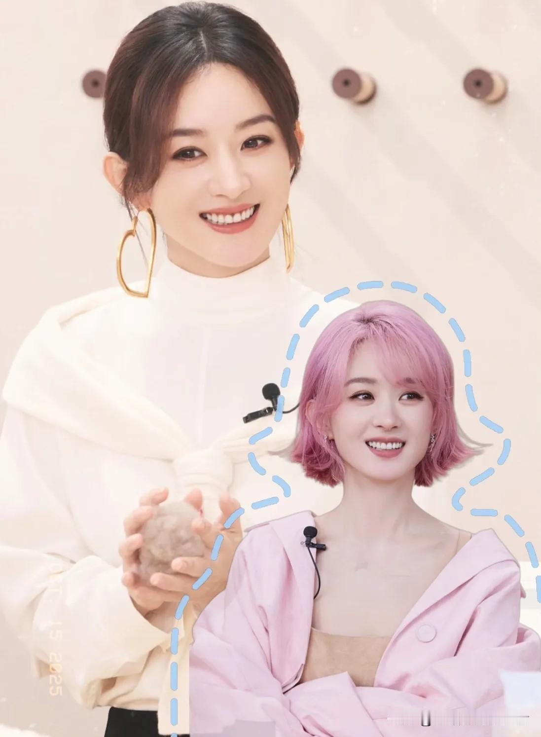 如果说海清是电视剧里的好儿媳，那么赵丽颖就是现实版的人民好媳妇。她本就没什么