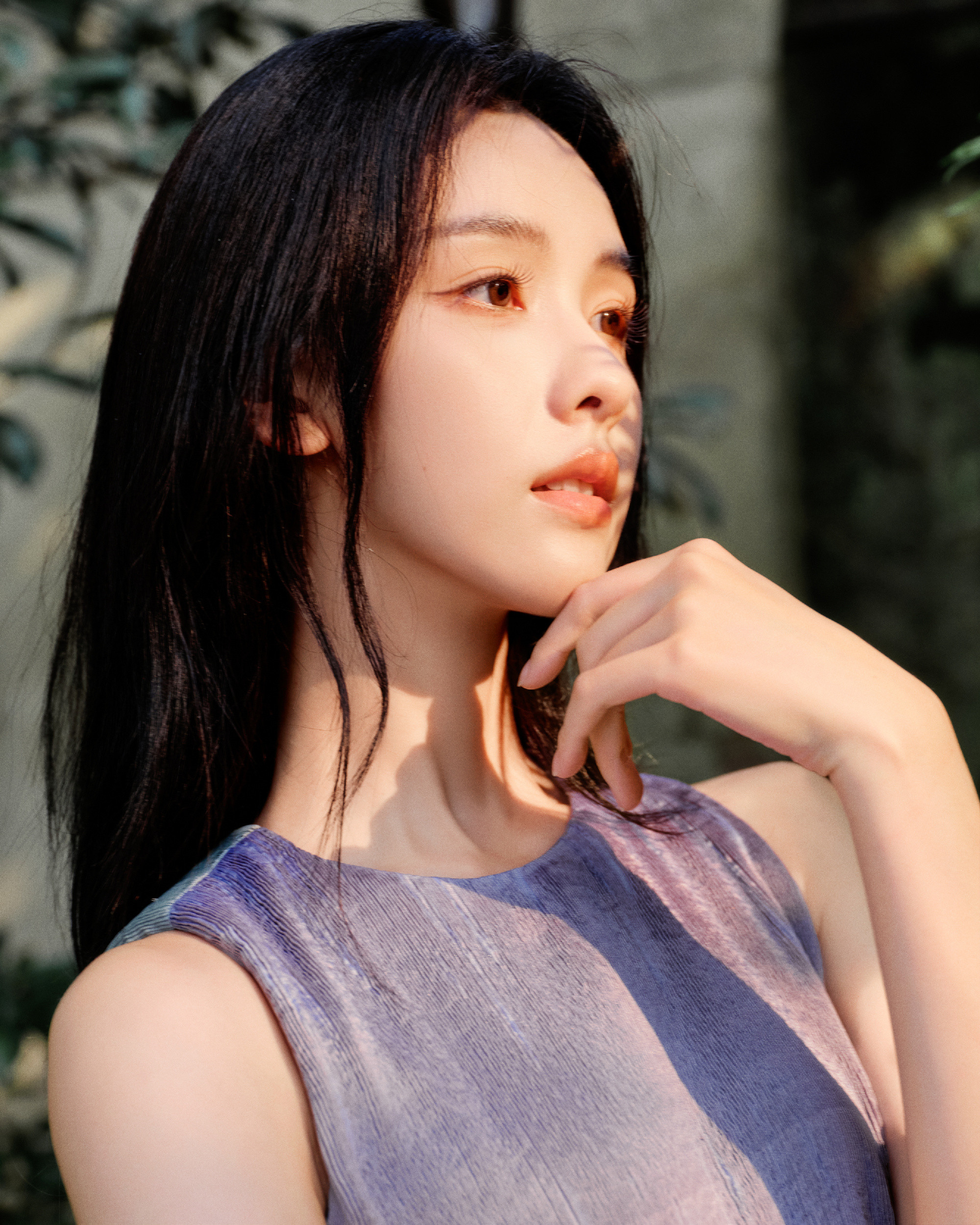 陈都灵，灵动少女裙装穿搭，气质满满。​​​