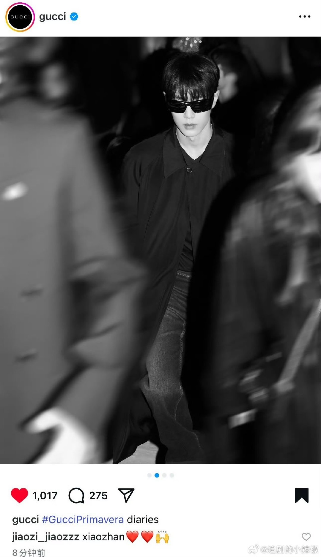 gucci发肖战肖战gucci官方图肖战gucci官方图