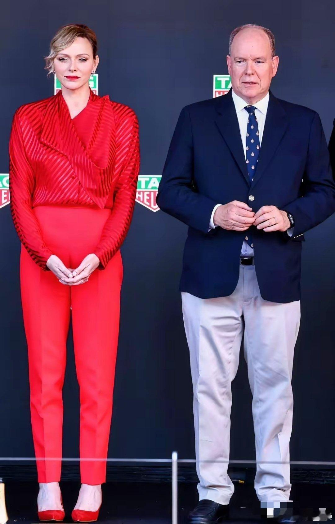 正室和外室都带儿子出席同一活动！夏琳王妃和阿尔贝亲王的黑人外室同场，巧的是，两个