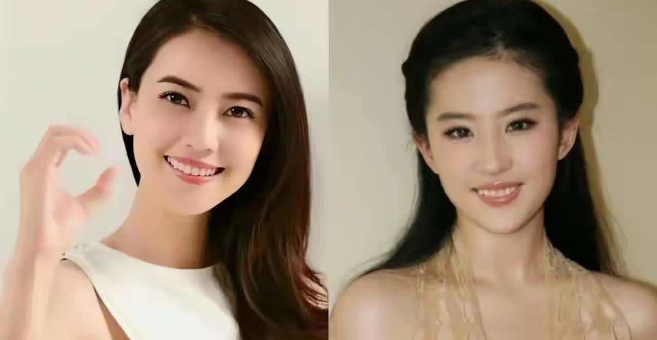 #你认为高圆圆和刘亦菲谁更美#高圆圆与刘亦菲：东方美学的双生花高圆圆如诗经中