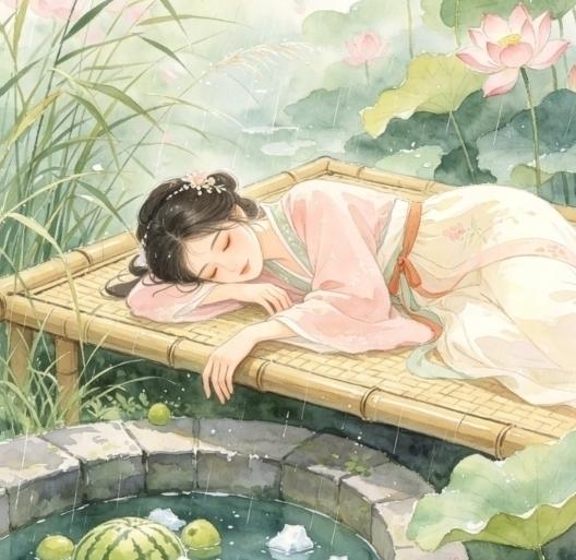 春愁还没散尽，夏困又缠上来。年年有那么一段时间如此。每年五六月，太阳不算火烈