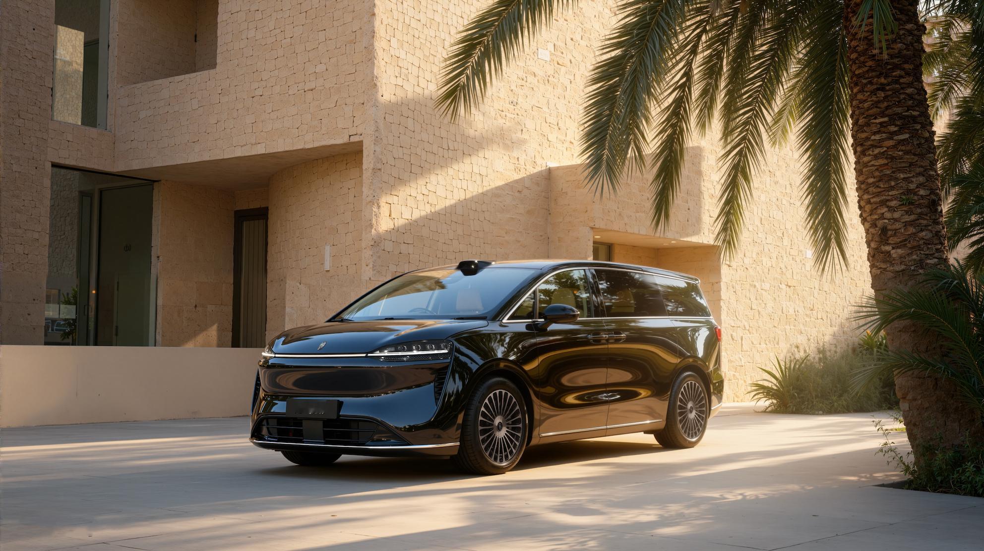 看到了鸿蒙智行首款MPV外观假想图，不得不说智界V9这颜值，真的长在我的审美点上