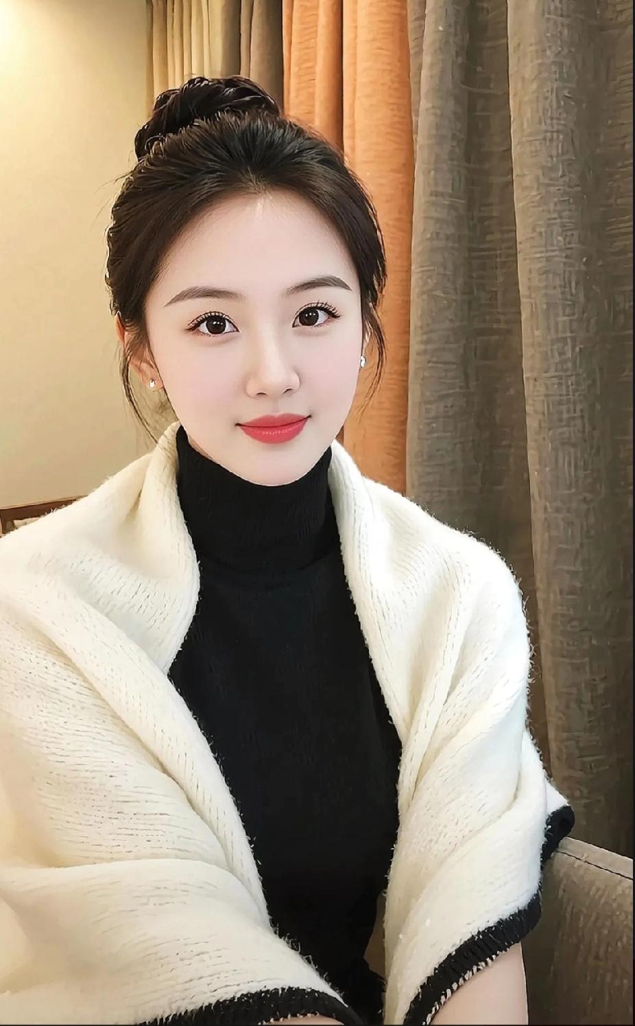 优雅气质，温柔可人，黑白配穿搭，尽显时尚魅力。