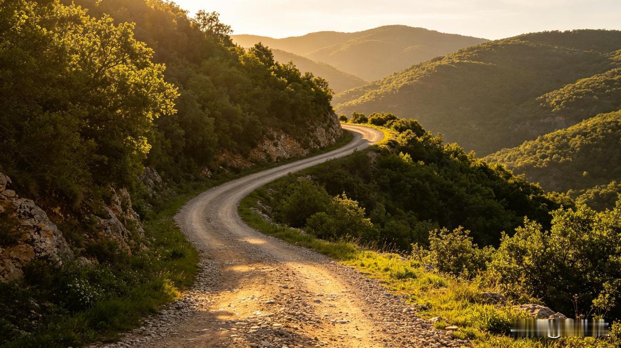上联:弯弯曲曲山间路，下联:朦朦胧胧岭上云。