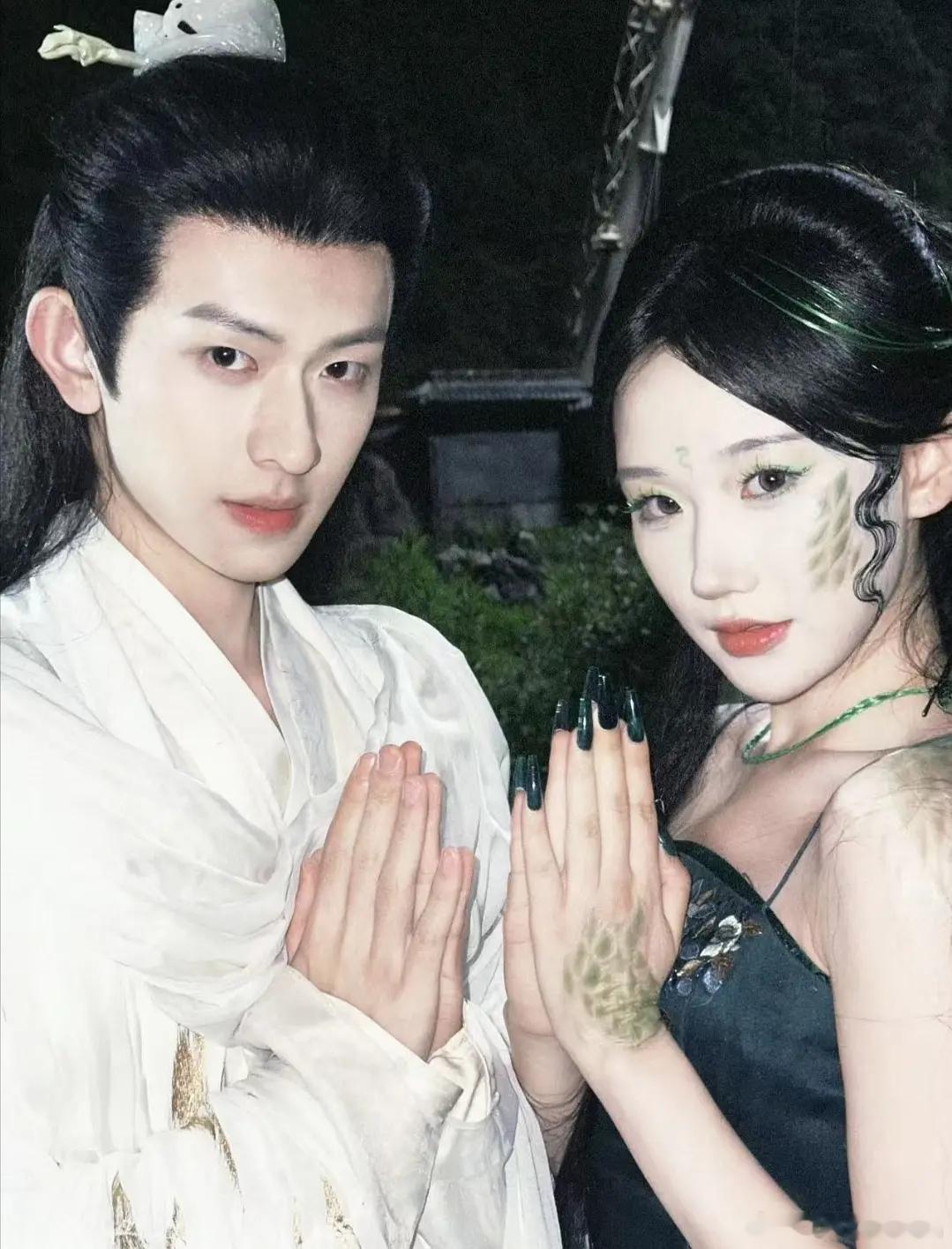 陈添祥虽然是短剧演员，至少脸和身高比老呃强多了。