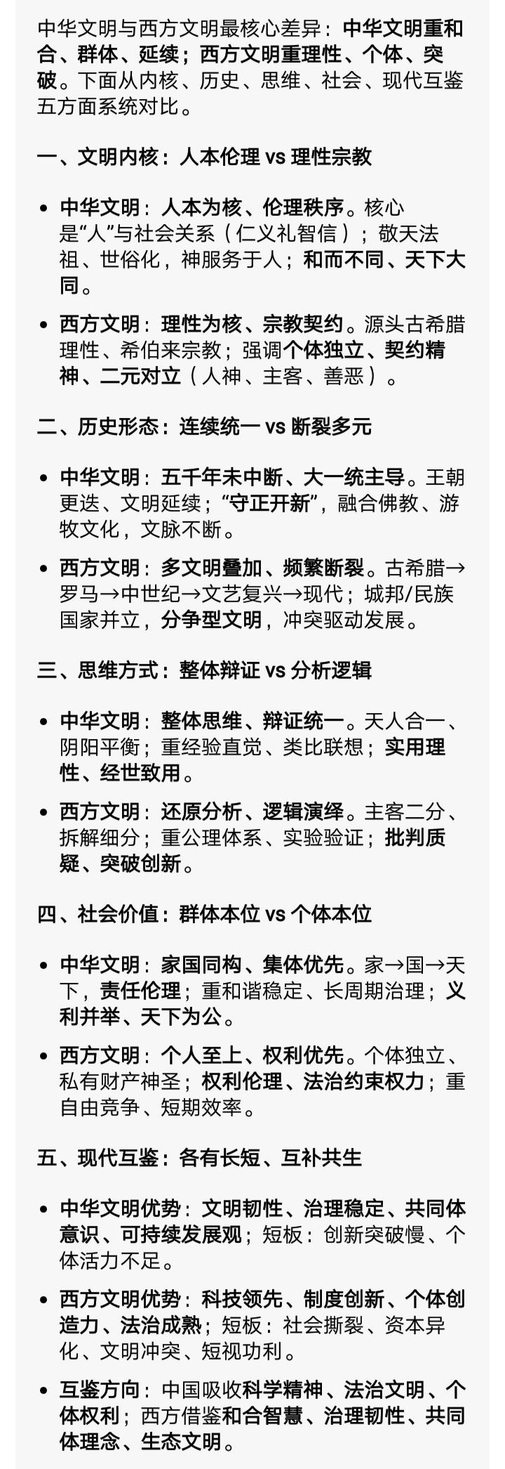 西方文明优于中华文明？纯属扯淡！不少公知一味鼓吹西方文明，说其影响力冠绝全球