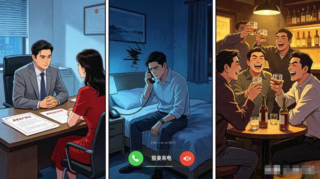 一位兄弟，上周刚和出轨的前妻办完了离婚手续。当时前妻的态度非常坚决，宁愿净身出户