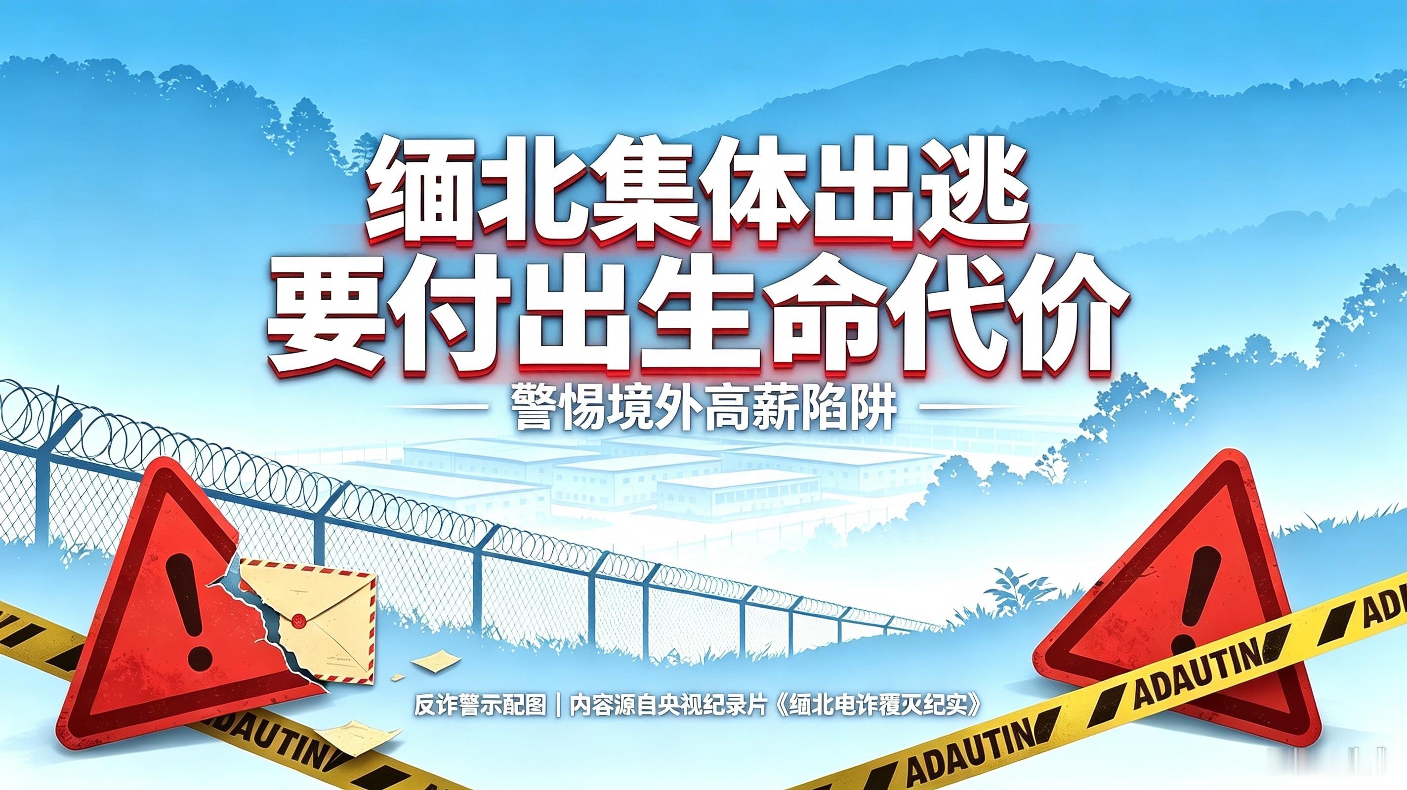 缅北诈骗园区：集体出逃，付出了生命代价。央视纪录片《缅北电诈覆灭纪实》披露缅北残酷内幕。2023年8