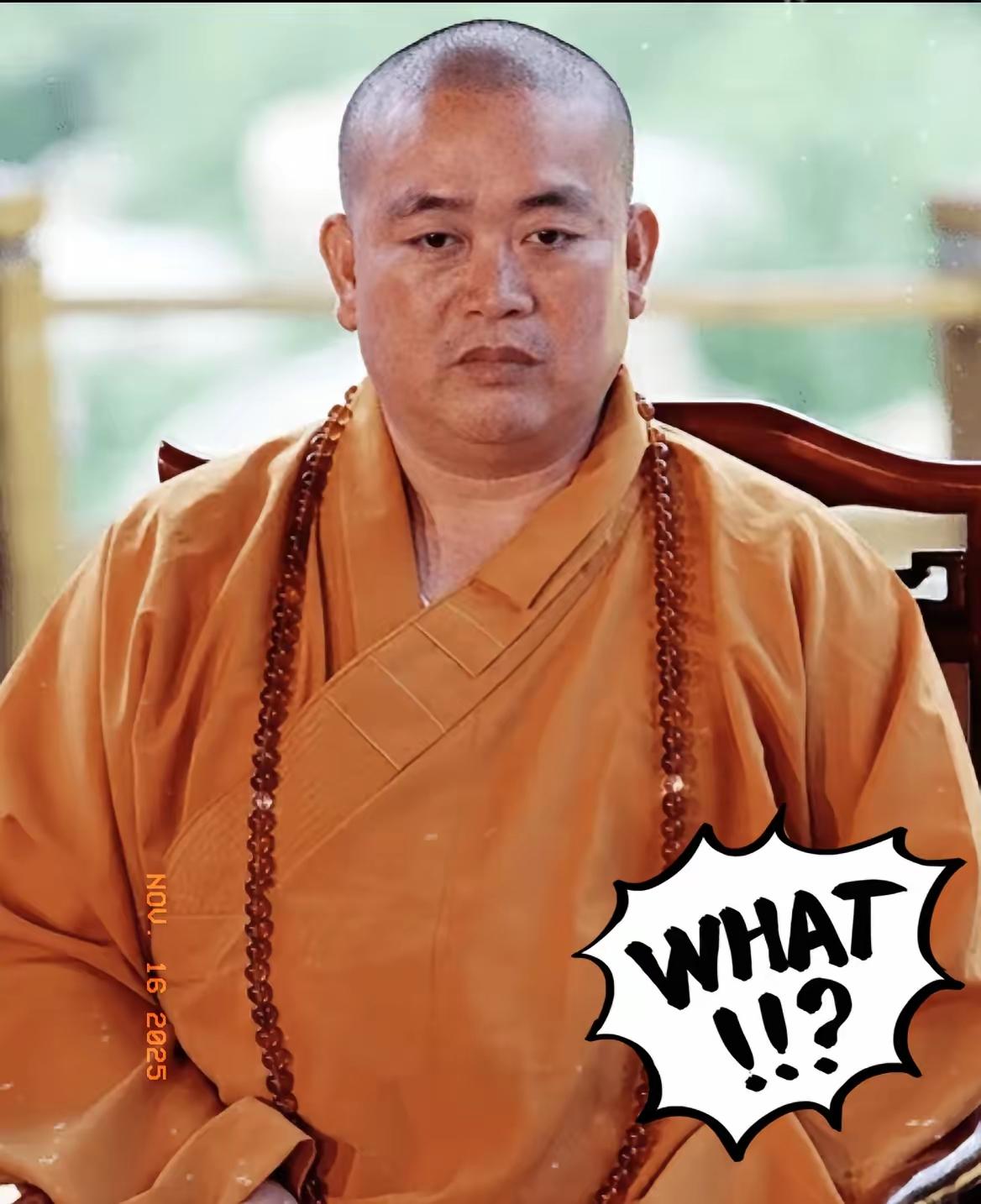 终于有结果了！2025年11月16日，释永信因涉嫌职务侵占、挪用资金、非国家工