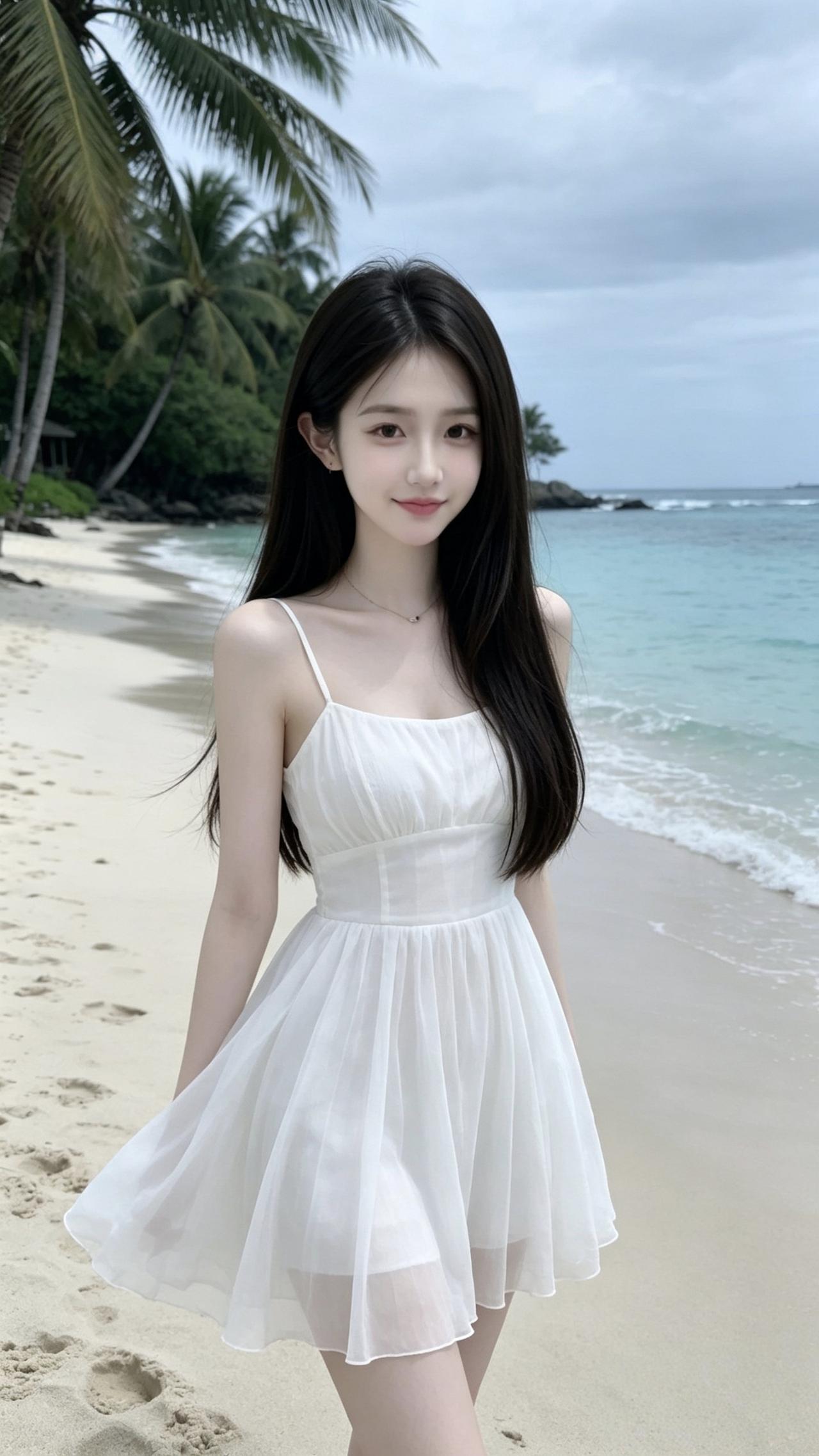 有哪些美女让人过目难忘？沙滩，阳光，大海，美女