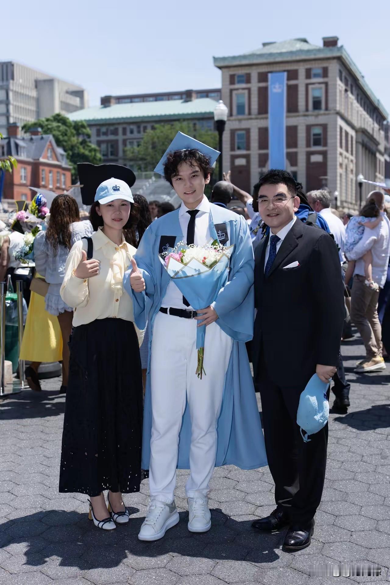 陈光标先生在儿子陈环保完成哥伦比亚大学本科学业之际，送给儿子的这三句话非常有意义