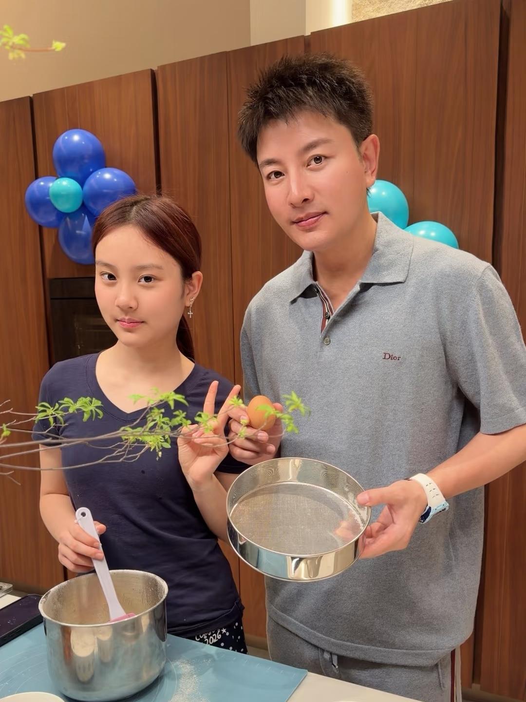 贾乃亮身上的颜值基因，在他女儿身上完美凸显出来了！不得不说，基因这东西真是玄学~