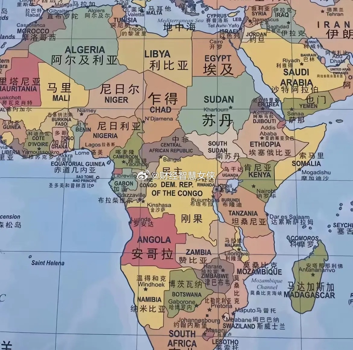 中国将于2026年5月1日起，对53个非洲建交国家全面实施0关税。非洲很少有工业