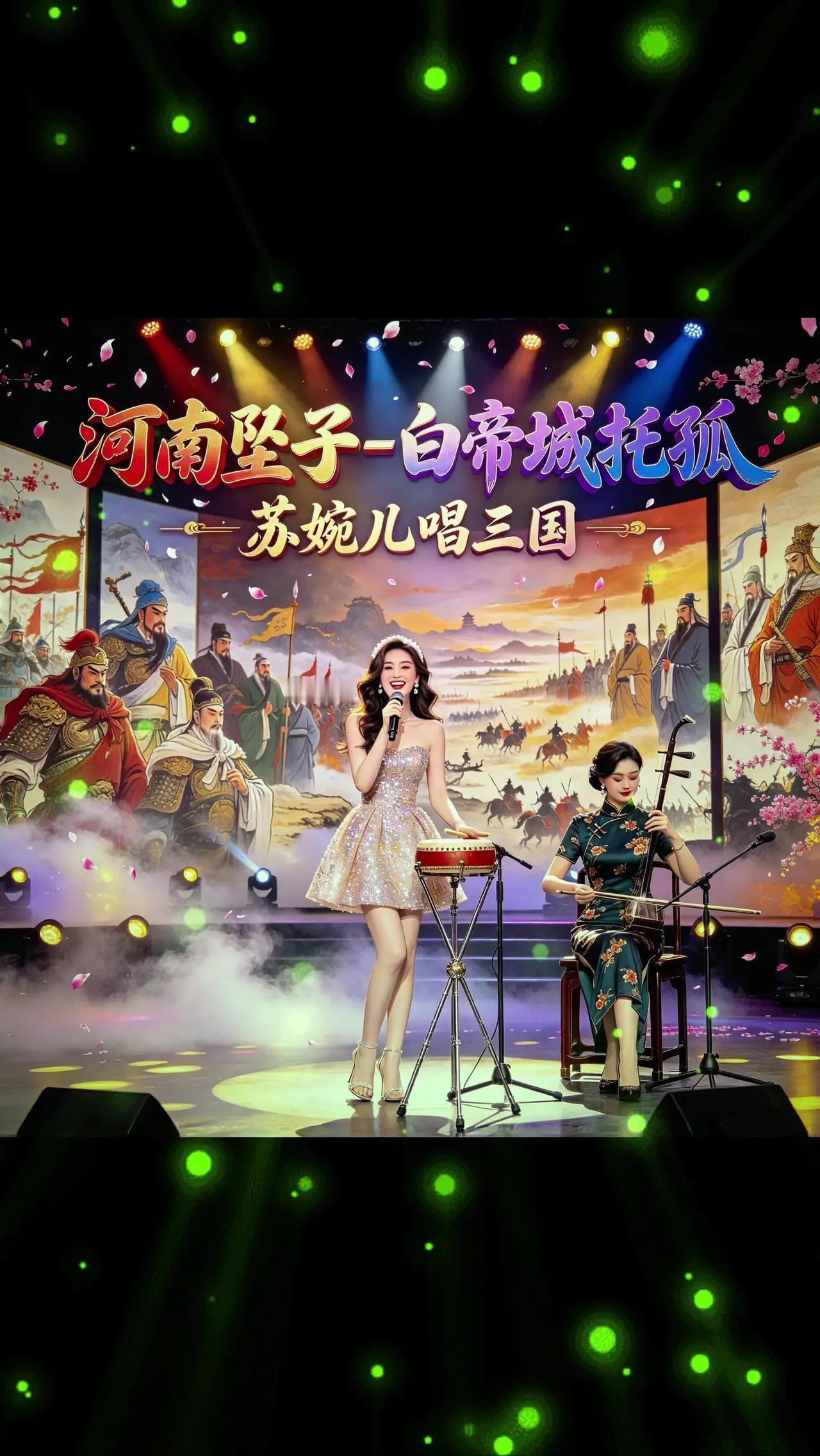 白帝城托孤。河南坠子三国三国演义白帝城托孤