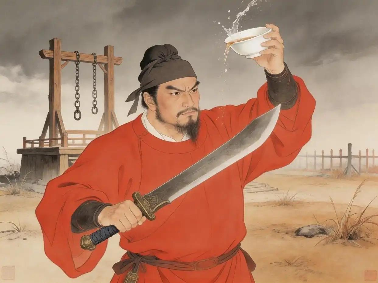 明朝嘉靖年间，延安府有一个姓蔡的刽子手，行刑二十多年，被他砍下头颅的死囚少说也有