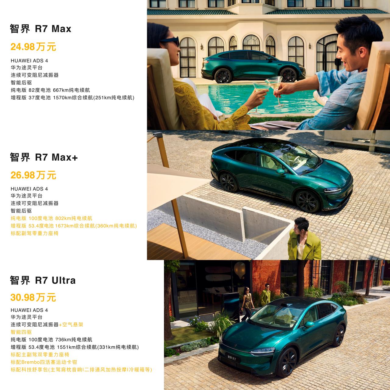 25万级SUV储物+静谧性对决！新款智界R7实力领跑新款智界R7在储物能力与座