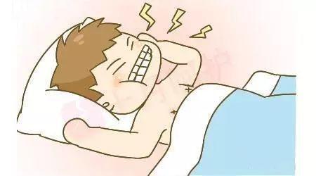 睡觉磨牙会得什么病?