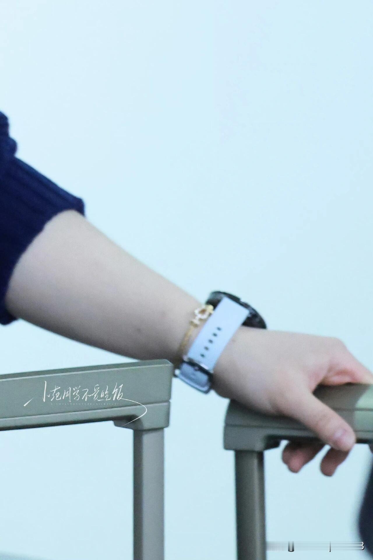 2.1日，好久不见的莎莎和楚钦到达海南了，莎莎换手链了，金色的航海扣，好美。