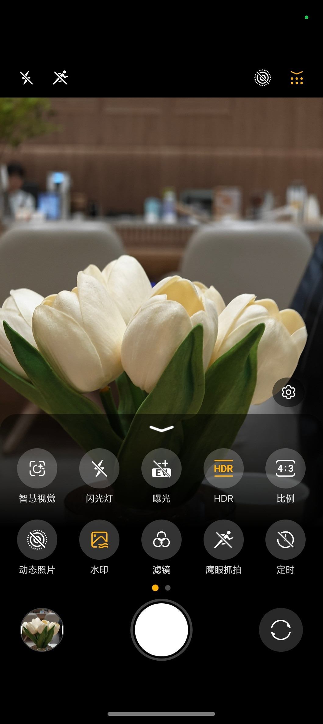 升级到MagicOS10后，荣耀MagicV5的相机设置栏也有调整，设置选项放
